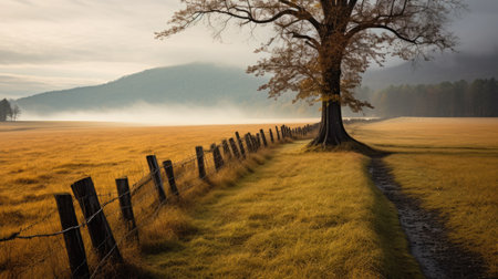 Cades Cove Tennessee - made with Generative AI toolsの素材