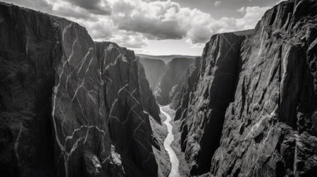Black Canyon of the Gunnison National Park Colorado - made with Generative AI toolsの素材