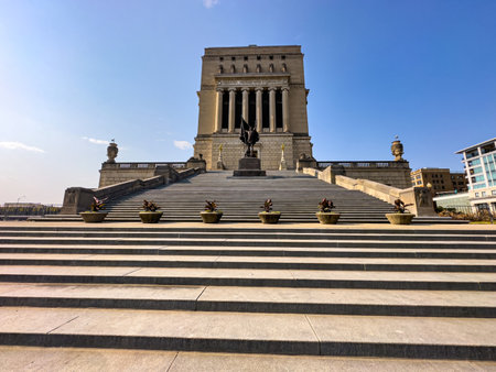 Indiana War Memorial and Museum in Indianapolis - INDIANAPOLIS, UNITED STATES - JUNE 05, 2023