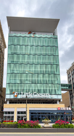 Little Caesars World Headquarters - DETROIT, UNITED STATES - JUNE 10, 2023のeditorial素材