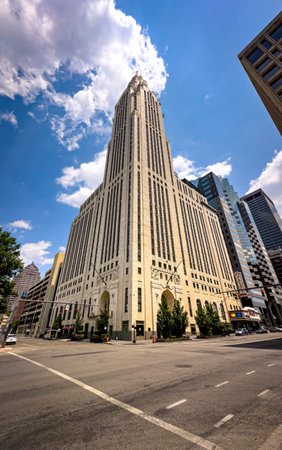 Leveque Tower in Downtown Columbus - COLUMBUS, UNITED STATES - JUNE 05, 2023のeditorial素材
