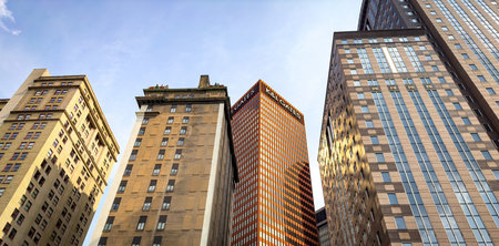Financial district of Downtown Pittsburgh - PITTSBURGH, UNITED STATES - JUNE 08, 2023