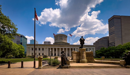 Ohio State Capitol Ohio Statehouse - COLUMBUS OHIO, UNITED STATES - JUNE 07, 2023のeditorial素材