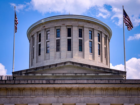 Ohio State Capitol Ohio Statehouse - COLUMBUS OHIO, UNITED STATES - JUNE 07, 2023のeditorial素材