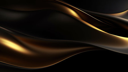 black and shiny golden classy abstract background - stylish background designの素材