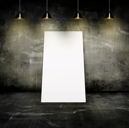 business strategy on the wall with lampの写真素材