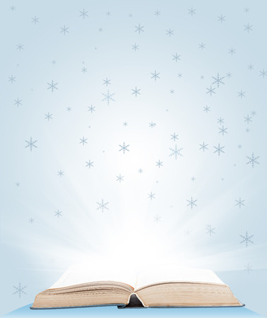 Open book magic  Education conceptの写真素材
