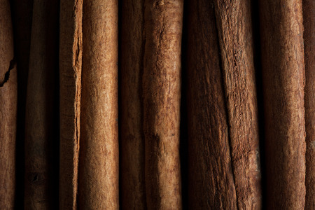 Cinnamon sticks macroの写真素材