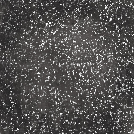 Falling snow with green chalkboard as a backgroundの写真素材