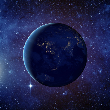 Planet earth from the space.  の写真素材