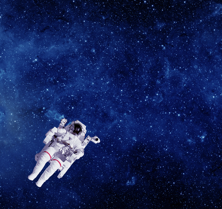 Astronaut in outer space.  の写真素材