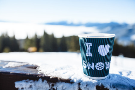 I love snow sign