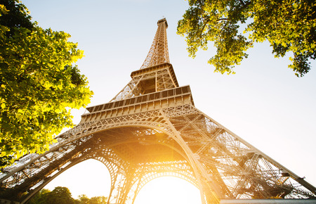 Eiffel Tower in Paris, Franceの写真素材