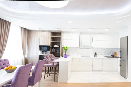 Modern kitchen design interiorの写真素材