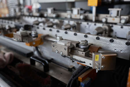 Carpentry indastrial metal detail backgroundの写真素材