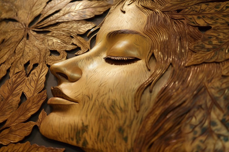 Woman's day concept. Woman being authentic illustration concept. Generative AI illustrationの素材