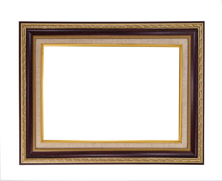 Frame double gold and cottonの写真素材