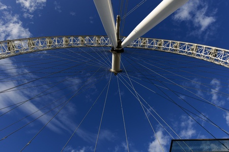 London Eye Big Wheel in London UKのeditorial素材