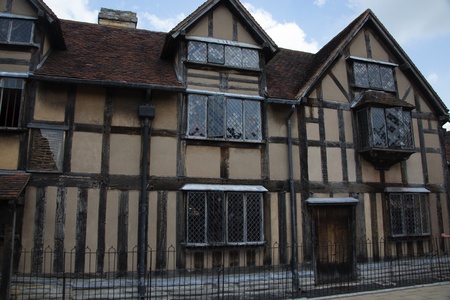 William Shakespeare s birthplace - Stratford upon Avon, Englandのeditorial素材