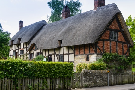 Anne hathaways cottage, the home of william shakespeares wife, shottery stratford-upon-avon great britain england uk united kingdom europeのeditorial素材