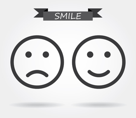 Smile iconのイラスト素材