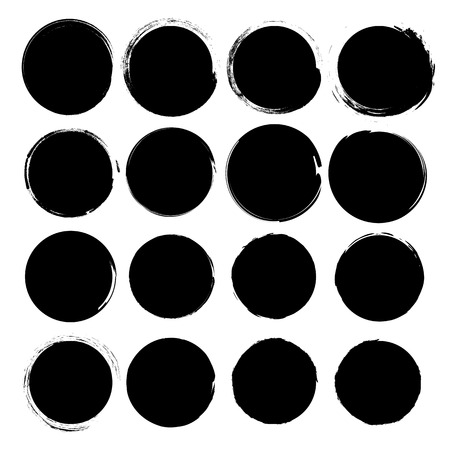 Grunge circles vector.のイラスト素材
