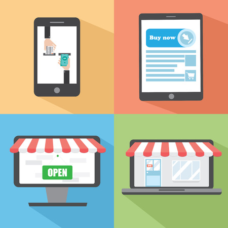 Store concept. Vector illustrationのイラスト素材