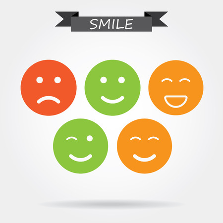 Smile iconのイラスト素材