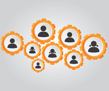 Levels of management. Increaseのイラスト素材