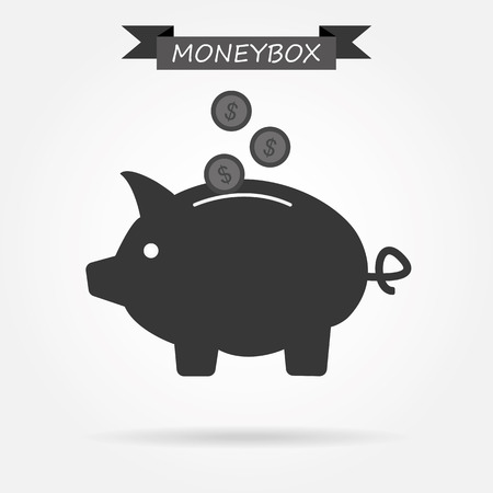 Pig Money box iconのイラスト素材