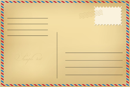 Postcardのイラスト素材