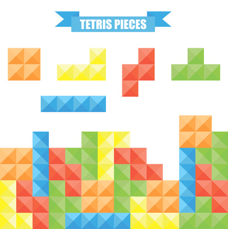 Tetris Pieces のイラスト素材 ストックフォト 写真素材のstock Foto ストックドットフォト