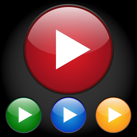 Play iconのイラスト素材