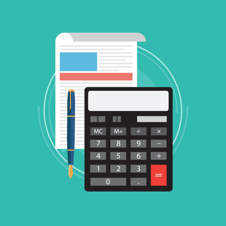 Paper for note and penのイラスト素材