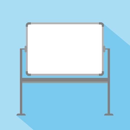 Blank whiteboardのイラスト素材
