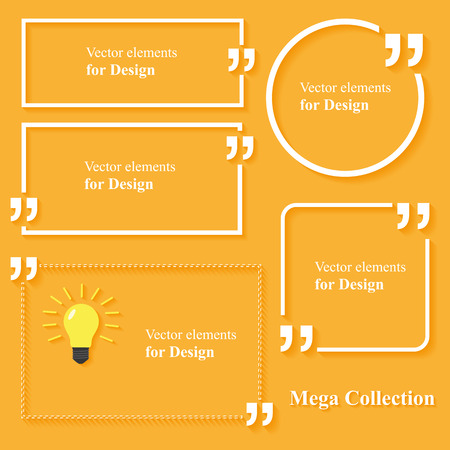 Quote signのイラスト素材