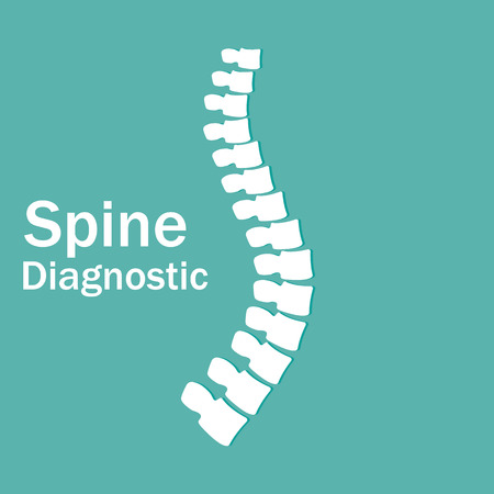 Spine Diagnostic. Vectorのイラスト素材