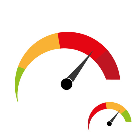 hard, easy, good, bad, meter statusのイラスト素材