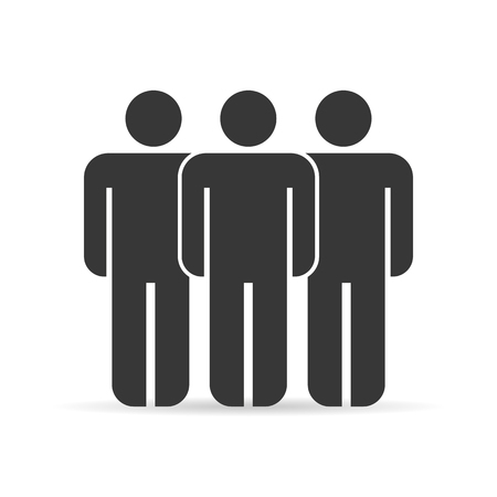 Group people iconsのイラスト素材