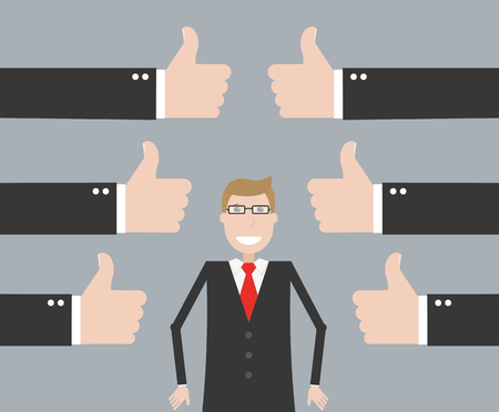 Successful businessmanのイラスト素材