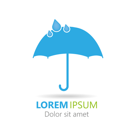 Vector umbrella iconのイラスト素材