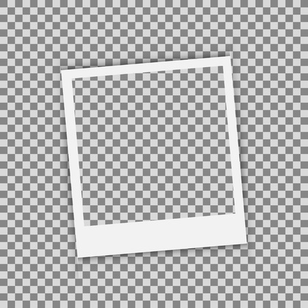 Realistic picture frame isolated on white background.のイラスト素材