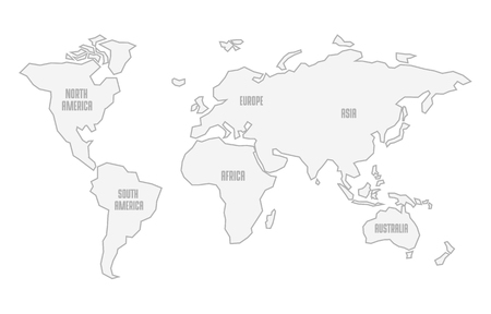 World map vectorのイラスト素材