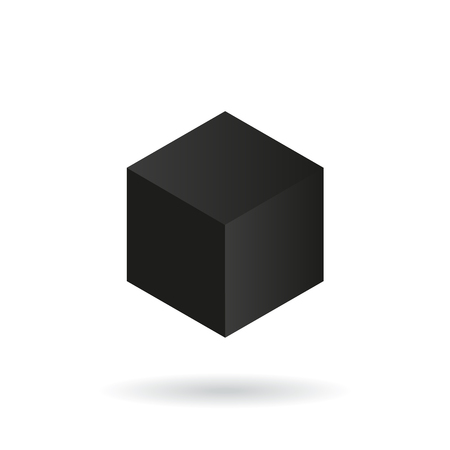 Black box mock up. Vectorのイラスト素材