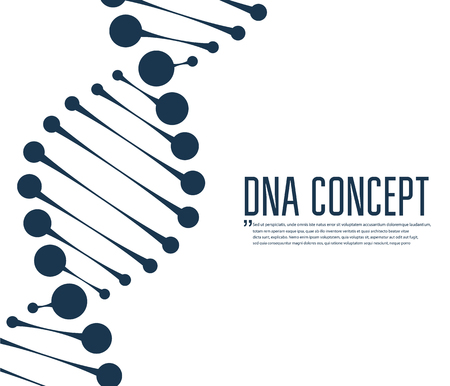 Dna vector backgroundのイラスト素材