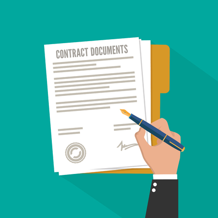 Signing legal documents