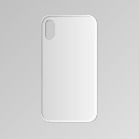 Phone case mockup template illustrationのイラスト素材