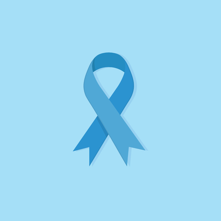 Prostate cancer ribbon awarenessのイラスト素材