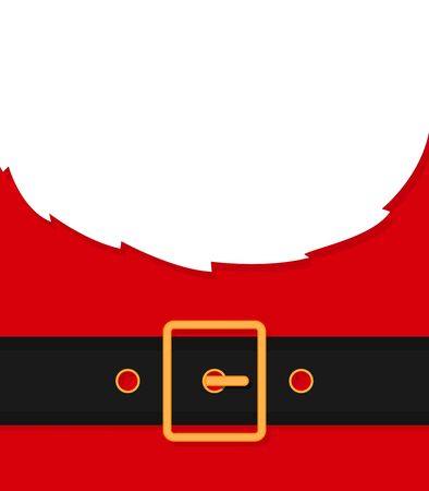 Santa's message banner background. Vector santa beardのイラスト素材