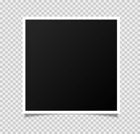 Vector Photo frame mockup designのイラスト素材